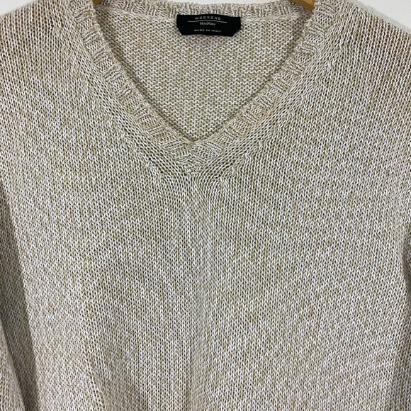 Weekend Max Mara size L v-neck sweater - Picture 4 of 4